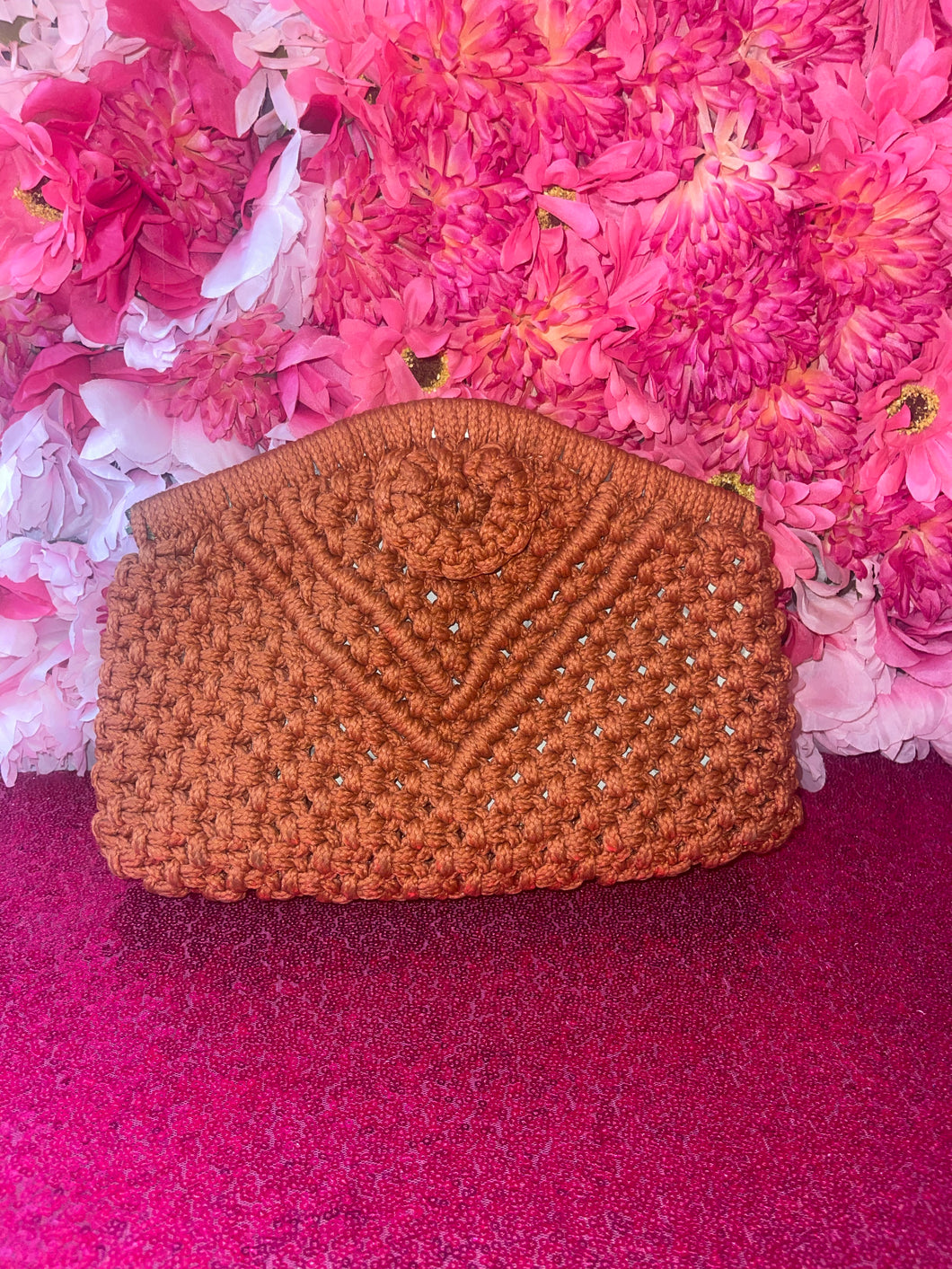 Vintage Weaved Clutch