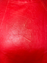 Load image into Gallery viewer, Faux Red Leather Shirt
